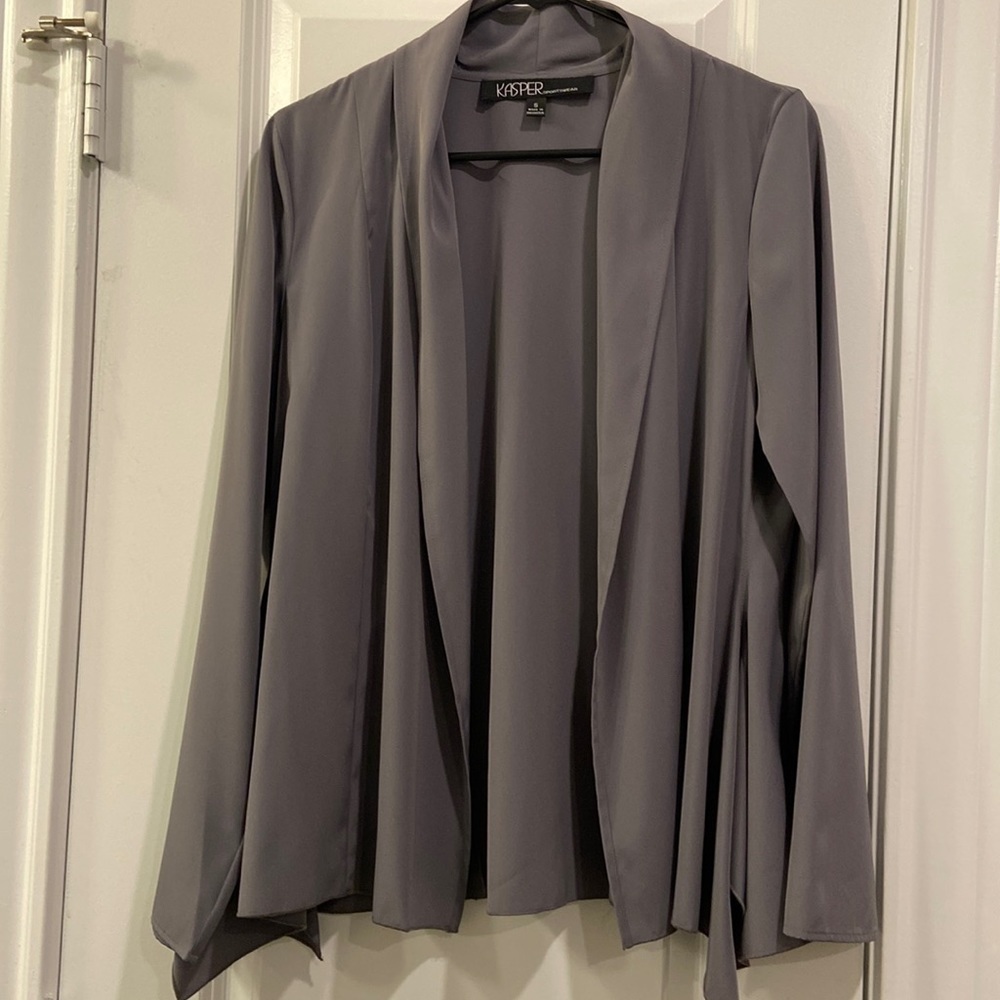 Kasper Sportswear Open Front Blazer Jacket